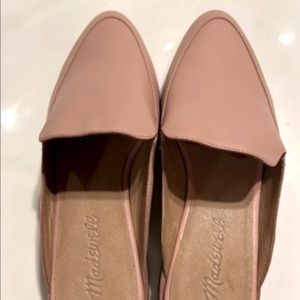 Madewell Loafer Mule in Leather size: 6 and 1/2 PINK!!